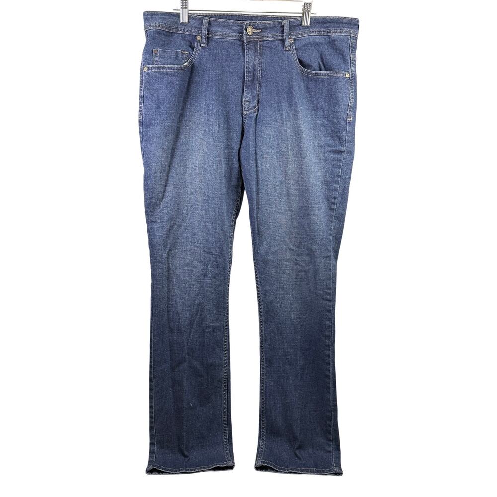 Buffalo David Bitton Jackson-X Straight Stretch Dark Wash Size 38x34 Men’s Jeans
